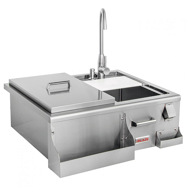 Sink and ice bin