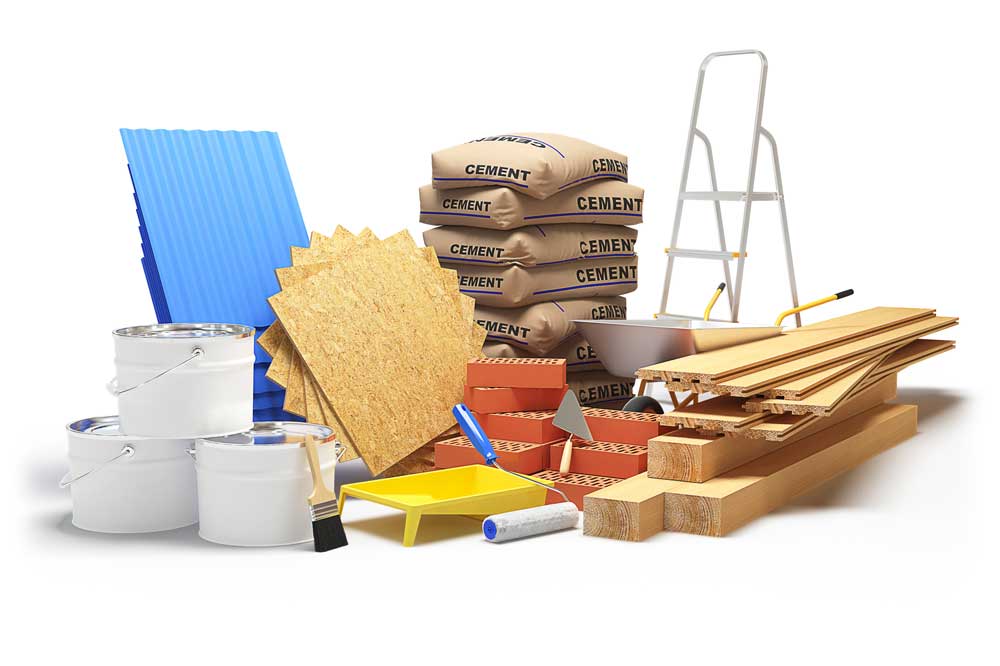 construction materials for backyard renovation