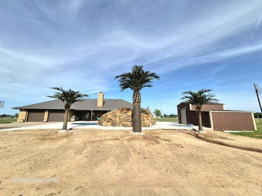 Faux Palms by Texas Patios Plus