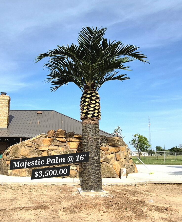 Faux Palms by Texas Patios Plus