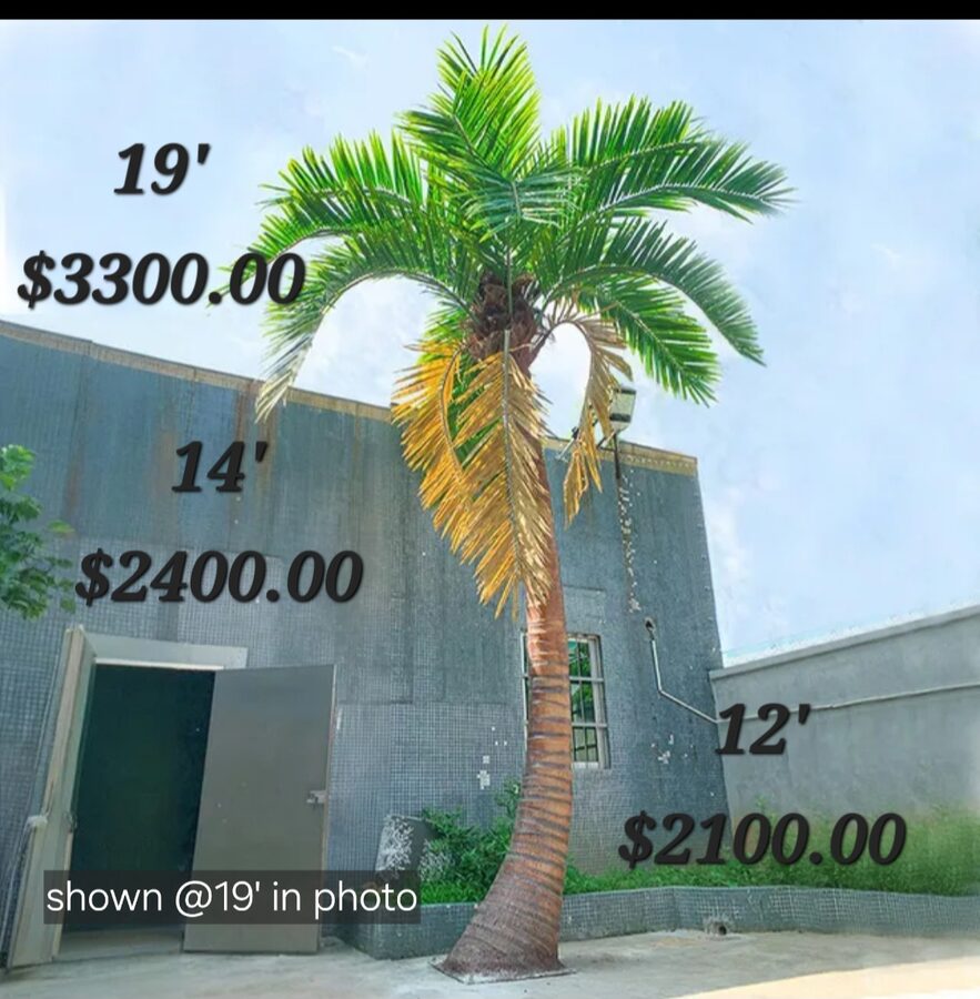 Faux Palms by Texas Patios Plus