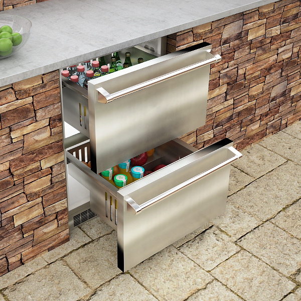 24 Two Drawer Refrigerator