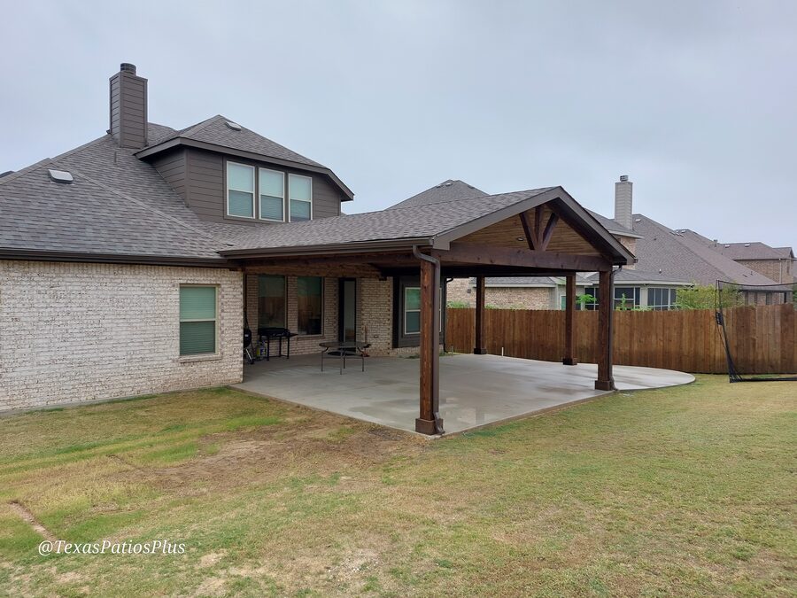 Custom pavilion built by Texas Patios Plus in south DFW