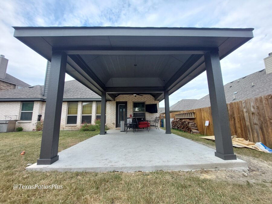Custom pavilion built by Texas Patios Plus in south DFW
