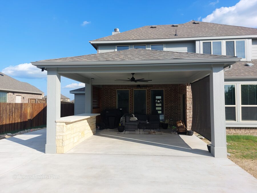 Custom pavilion built by Texas Patios Plus in south DFW