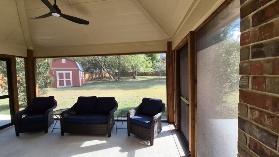 Custom pavilion built by Texas Patios Plus in south DFW