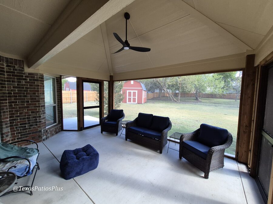 Custom pavilion built by Texas Patios Plus in south DFW